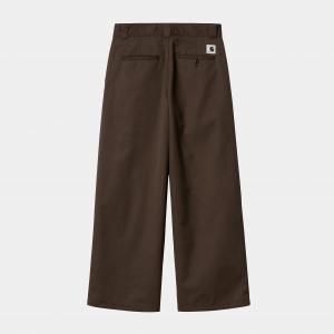 Carhartt W Ankle Pant Gr. 27 - Glencheck Tobacc